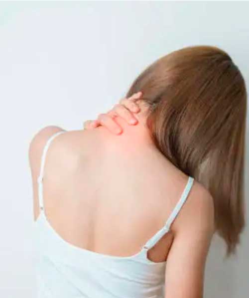 retracción fascial en el cuello
